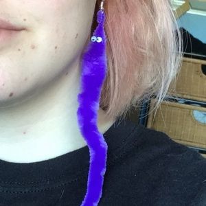 Worm On A String Earrings